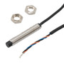 Inductive Proximity Sensor, cylindrical, M8 threaded, non-shielded, stainless steel, NPN NO, sensing distance 4mm, 2m 3-wire cable