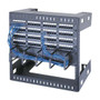 18" Deep Wall Mount Rack, 8 Rack Spaces