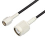 SMA Male to TNC Male Cable Assembly using RG174 Coax, 6 FT , LF Solder