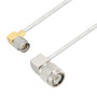 SMA Male Right Angle to TNC Male Right Angle Cable Assembly using LC085TB Coax, 4 FT