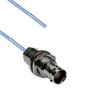 1553 TRB 3-Lug Jack Bulkhead Non-Isolated to Blunt Cut Genderless Cable Assembly using M17/176-00002 Coax, 3 FT