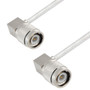 TNC Male Right Angle to TNC Male Right Angle Cable Assembly using LC141TB Coax, 1 FT