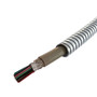 Metal Armored DB15 Cable, Male/Male, 50 ft