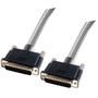 Metal Armored DB25 Cable, Male/Male, 10 ft