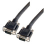 Plastic Armored DB9 Cable, Male/Male, 25 ft