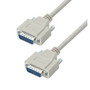 Reversible Hardware Molded D-Sub Cable, DB15 Male / Male, 2.5 ft