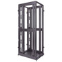 42U Server Rack Cabinet, 800mm depth, Glass door and Perf. rear french doors, cable mgt top