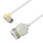 N Female to SMA Male Right Angle Cable Assembly using LC085TB Coax, 4 FT