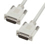 Premium Molded DB15 Cable, DB15 Male / Male, 1.0 ft