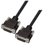 Premium Molded Black D-Sub Cable, DB15 Male / Male, 50.0 ft