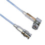 TRB Plug to TRB Plug Right Angle 1553 Cable 24 Inch Length Using 78 Ohm M17/176-00002-LC Coax