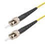ST/ST 9/125 Single Mode Simplex Fiber Patch Cable, LSZH, 10 Meter