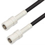 SMB Plug to SMB Plug Cable Assembly using RG174 Coax, 1 FT