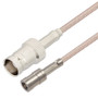 SMB Plug to BNC Female Cable Assembly using RG316 Coax, 3 FT