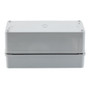 Pushbutton Enclosure, 3 Hole, 22.5, Polyester, Gray