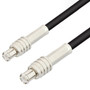MCX Plug to MCX Plug Cable Assembly using RG174 Coax, 4 FT , LF Solder