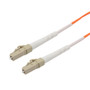 LC/LC 50/125 Multimode Simplex Fiber Patch Cable, LSZH, OM2, 10 Meter