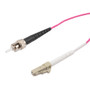 LC/ST 50/125 Multimode 40/100GB Simplex Fiber Patch Cable, LSZH, OM4, 10 Meter