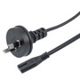 IRAM 2063 Type I to C7 International Power Cord - 2.5 Amp - 2M