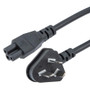 GB2099 Type I Downward Angle to C5 International Power Cord - 2.5 Amp - 2M