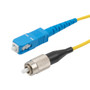 FC/SC 9/125 Single Mode Simplex Fiber Patch Cable, LSZH, 5 Meter