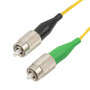 FC/APC to FC/UPC 9/125 Single Mode Simplex Fiber Patch Cable, LSZH, OS2, 3 Meter