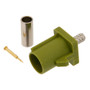 FAKRA Plug Connector Crimp/Solder Attachment for RG174, RG316, RG188, .100 inch, LMR-100, Curry Color