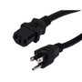 Universal CPU Power Cord - Nema 5-15P to C13 - 15 Amp - 25 FT - Black
