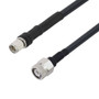 Low Loss SMA Male to TNC Male Cable Assembly using LMR-240-DB Coax, 1.5 FT with Times Microwave Components