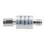 5W/6dB RF Fixed Attenuator, NEX10 Male to NEX10 Female Aluminum Body Up to 6 GHz