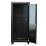 27U Network Cabinet, Quick Assembly, 31.5 in. depth, Black Powder