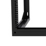 23 inch width, Open Wall Rack 6U with 24" Depth