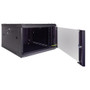 19-inch wide Network Cabinet, 6U, 23.6 inch (600mm) depth, Black
