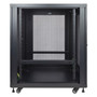 18U Mid Depth 33 inch (840mm) Networking Cabinet (Black) - Assembled