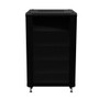 18U AV Rack Cabinet, Floor Standing, 28 Inch (700mm) depth, Bundle, Black
