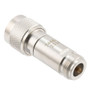 10 dB Fixed Attenuator N Male (Plug) to N Female (Jack) DC to 12 GHz Rated to 2 Watts, Brass Body, 1.35:1 VSWR