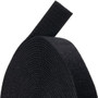 1 Inch Roll Hook & Loop Cable Ties - 33ft Black