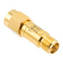 1 dB Fixed Attenuator SMA Male (Plug) to SMA Female (Jack) DC to 12 GHz Rated to 2 Watts, Brass Body, 1.35:1 VSWR