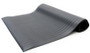 Bertech Anti Fatigue Mat, 3 Ft. x 5 Ft., 3/8 In. Thick, Ribbed, Black, Beveled (Made in USA)
