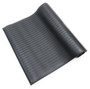 Bertech Anti Fatigue Mat, 3 Ft. x 60 Ft., 3/8 In. Thick, Ribbed, Black  (Made in USA)