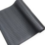 Bertech Anti Fatigue Mat, 3 Ft. x 60 Ft., 3/8 In. Thick, Ribbed, Black  (Made in USA)