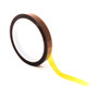 Bertech High-Temperature Kapton® Tape, 1 Mil Thick, 1/2 Inch x 36 Yards - UL Recognized, Amber (Made in USA)