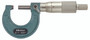 0-1 In,  .0001 In Mechanical Outside Micrometer, Hammertone Baked Enamel, Ratchet Stop