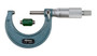 1-2 In,  .0001 In Mechanical Outside Micrometer, Hammertone Baked Enamel, Ratchet Stop, With Standard