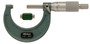 1-2 In,  .001 In Mechanical Outside Micrometer, Hammertone Baked Enamel, Ratchet Stop, With Standard