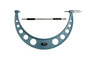13-14 In,  .001 In Mechanical Outside Micrometer, Hammertone Baked Enamel, Ratchet Stop, With Standard