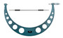 18-19 In,  .001 In Mechanical Outside Micrometer, Hammertone Baked Enamel, Ratchet Stop, With Standard