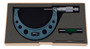 3-4 In,  .0001 In Mechanical Outside Micrometer, Hammertone Baked Enamel, Ratchet Stop, With Standard