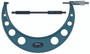 9-10 In,  .0001 In Mechanical Outside Micrometer, Hammertone Baked Enamel, Ratchet Stop, With Standard