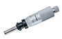 0-.05 In, .000005 In, Mechanical Micrometer Head, Differential Screw Translator (Extra-Fine Feeding) Type, .5 In Diameter Stem with Clamp Nut, Spherical (SR8) Spindle Face